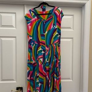 LIKE NEW!  Worn once Trashy Diva (Cassandra Rainbow Bright Dress). Size 20